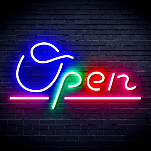 ADVPRO Open Sign Flex Silikon-LED-Neonschild, mehrfarbig, 5 – st16s43-fnu0078-m5