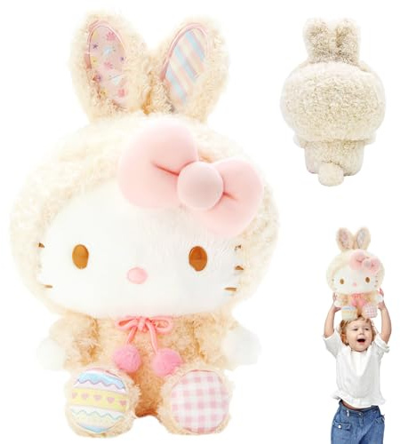 Nhcuijun K-itty Plush Toy Is a Soft and Cuddly Plush Toy That，Toddler Toys, Kids Plush Toys,Cuddly Soft Toy for Girls and Boys（beige）