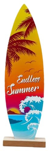 Surfbrett-Tischdekoration für Tische, Surfbrett-Tischdekorationen, tropische Bar-Tischzentren | multifunktionale Strandschilder für Surfbrett, Sommerholzplatte, Würfel