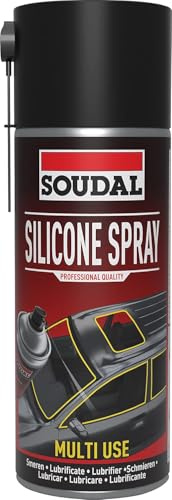 FLASHPRIX Silicona en Spray, Spray Silicona Lubricante, Antiadherente y Transparente, Reduce Fricción y Evita Desgaste de las Piezas Sintéticas y Caucho, 400ml