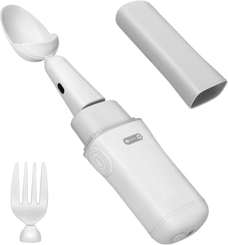 GAYAYAS Ustensiles pour Les Tremblements des Mains, Couverts pour L'arthrite, Cuillère Et Fourchette Fixes, pour Les Personnes Handicapées et Souffrant de La Maladie de Parkinson Ou de Tremblements