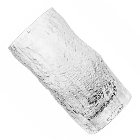 FUNOMOCYA 1pc Creative Tree Bark Texture Glass Cup for Juice and Drinkware Smooth Rim Multi-Purpose Beverage Mug for Friends