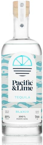 Pacific & Lime Tequila Blanco 100% Agave Azul, 40% Alkoholgehalt, 70 cl | Premium Qualität – Aus den Jalisco Valleys in Mexiko