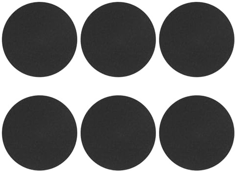 sourcing map Lot de 40 disques de ponçage 76 mm Grain 180 Crochet et boucle Papier abrasif Orbital pour le travail du bois, automobile, polissage du métal, noir