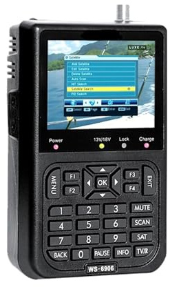 Tester TV WS6906 Satellite Finder Display LCD da 3,5 pollici Dati Digital Signal Come ricevitore standard for TV PK V8 2