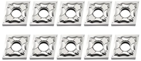 Janasiba CNMG120402 HA H01 CNMG 120402 - Utensili rotanti per fresa a tornio CNC, 10 pezzi, frese a piastre