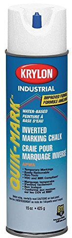Inverted Marking Chalk, White, 15 oz.