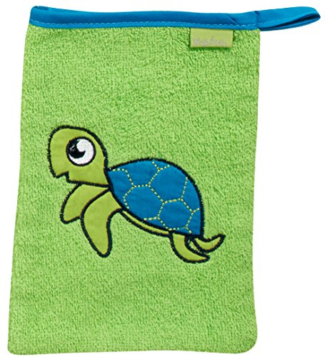 Playshoes 340085 Waschhandschuh Schildkröte, grün