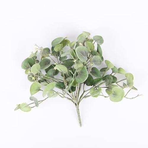 artplants.de Kunst Silberregen Hänger RONAS, Blüten, Steckstab, grün, 25cm - Kunstpflanze hängend