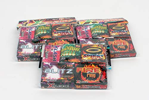 vama 240 Teile X-Game Jugendfeuerwerk Jugendsortiment Crackling Wirbel Blitz Donner Party