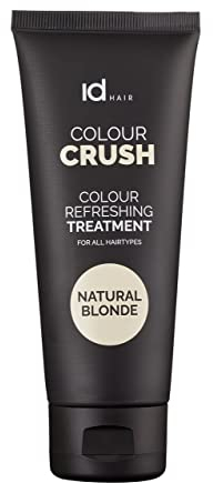 IdHAIR Colour Crush Natural Blond - Haartönung Blond Treatment Kur - Tönung Blond Creme - Blonde Haarfarbe für alle Haartypen - 100 ml (1er Pack)