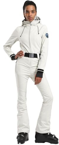 GSOU SNOW Ski Suit Women Snowsuit Slim One Piece Jumpsuit Snow Jackets Waterproof Winter Windproof Outdoor Sports Warm