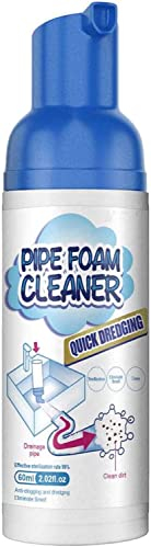 Herios - Limpiador de espuma de drenaje, limpiador de espuma de tuberías de drenaje, desodorante de dragado de tuberías, removedor de obstrucciones de drenaje líquido y limpiador, eliminador de