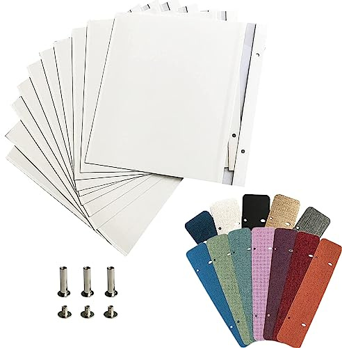 Páginas Adicionales para Album Fotos Autoadhesivo de Lino 33x32, 20 Páginas | Álbum de Fotos para Pegar Y Escribir Grande Photo Album Personalizados Tradicionales Scrapbook Bebe Primer Año Comunion