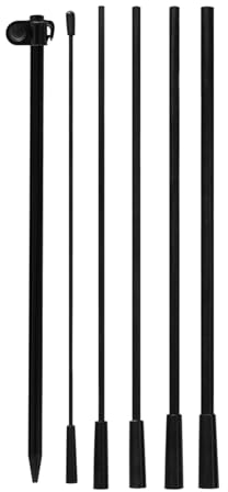 QSUM Corredo di palo della bandiera della piuma, asta bandiera senza vento della piuma di pubblicità di 7FT per l'affare di pubblicità