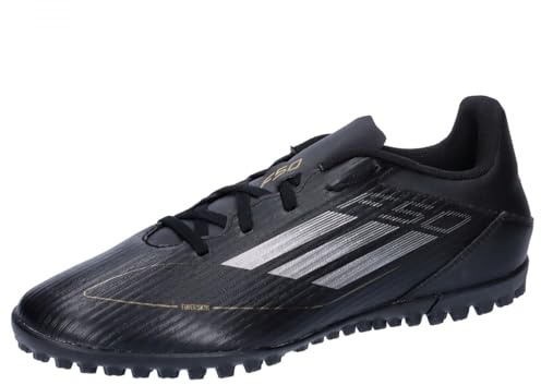 Adidas Unisex F50 Club Football Boots Turf, core Black/Iron MET/Gold met, 42 EU