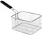 JISADER Cestello per Friggere, Utensile Da Cucina Multiuso Cestello Friggitrice Cestino Quadrato in Acciaio Inox per Friggere, Scolare E Sciacquare Le Patate, Stile D