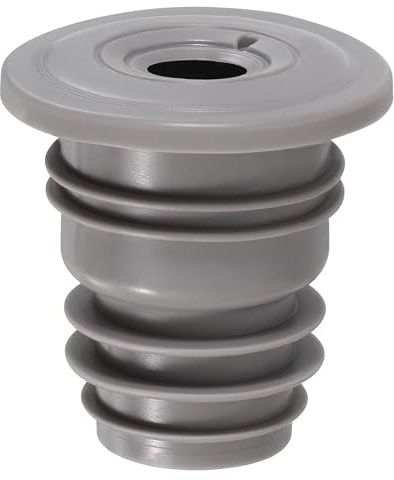 sourcing map Drain Pipe Seal Ring, Silicone Ring Washing Machine Sealing Plug, Anti-Odor Floor Drain Plug Sewer Pipe Seal Ring Sealing Cover for 35-40mm PVC Drainage Pipes, Grey