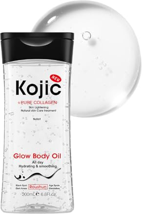 Koji Acid Essential Oils for Skin - Natural Body Oil for Women - Hydrating & Smoothing Body Oil - Massage Body Oil for Dry Skin - Face & Body Skin Care - Easy Absorb & Deeply Hydrating Face Oil