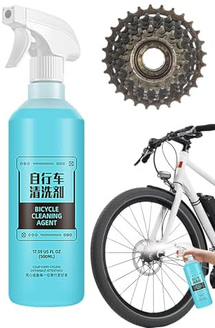 Spray de nettoyage de chaîne – Nettoyant multifonctionnel pour vélo, puissant agent de nettoyage pour vélos, convient à les types de vélos