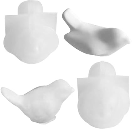 2 Stück Silikon Gießform Vogels, 3d Vogel Silikonform, Vogel Silikonformen Gießformen Ostern, Für Tortendeko, Schokolade, Seife, Sojawachs Kerzen, Handwerk Dekoration