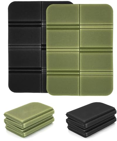 ALLY-MAGIC 2Pcs Foldable Outdoor Seat Cushions, Portable Seat Cushion Mat Folding Foam Sit Mat Moistureproof Hiking Seat Pad for Outdoor Camping Park Picnic Hiking Y4HWZD