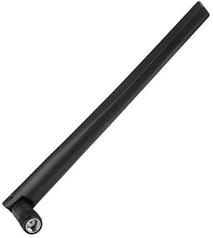 Antena SMA WiFi Router SMA de Alto Rendimiento, 3pcs Ganan Antena para RT-AC68U, Adecuada para Tarjetas de Red Inalámbricas, Interfaz Metal, Acabado Negro Mate
