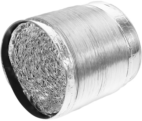 Gadpiparty Flexible Foil Exhaust Hose for Range Hood Vent Exhaust Pipe Accessories for Kitchen Stove Ventilation for Range Hood Vent Hose and Chimney Flue