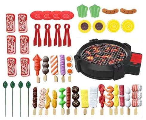 Kinder Grill,Interaktives Küchenzubehör | Outdoor Spielzeug Essen Kochset | Für Und Mädchen Für Drinnen, Draußen, Zuhause, Camping, Spielzimmer, Vorschule Und Schule