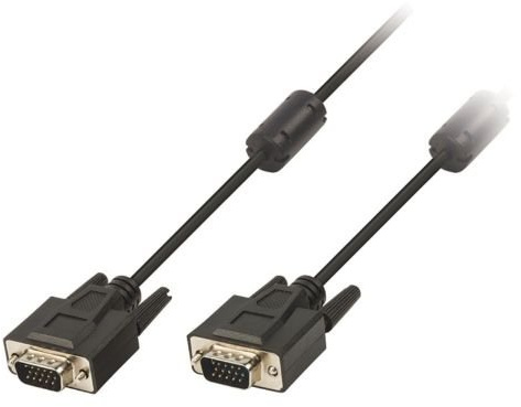121AV 5m Long VGA SVGA PC Laptop Monitor Cable Lead Male To Male 15 Pin