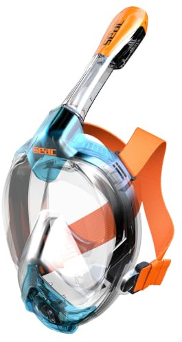 Seac Libera, Vollgesichtmaske zum Schnorcheln mit Schnellverschluss-Schnallen