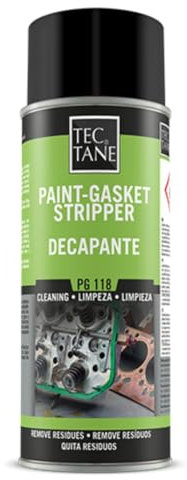 TECTANE SPRAY DECAPANTE PF 118, Elimina Todo Tipo de Residuos Difíciles, para Metal, Madera, Vidrio, Cerámica, Polietileno y Polipropileno, Descarbonizante, Interior y Exterior, Bote 400 ml