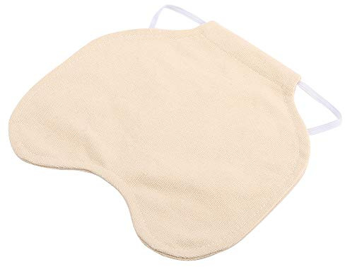Pet Feather Protection Fixer Rückenflügelschutz hochwertiges Tuch Hen Chicken Saddle Apron Double Jacket(Khaki)