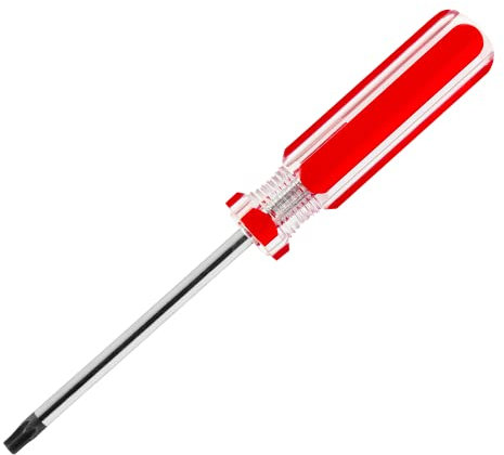 Rierdge Cacciavite Torx T20 Star Cacciavite con albero in acciaio da 3 pollici Punta magnetica da 5 mm per giocattoli Piccoli elettrodomestici e prodotti elettronici Riparazione o manutenzione
