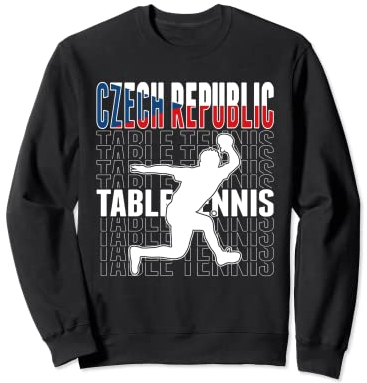 Trikot für Tischtennis-Liebhaber der Tschechischen Republik – Tischtennis-Pong Sweatshirt