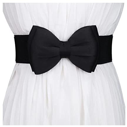 AAPIE Damen Gürtel Stretch Gürtel für Frauen Damen Niedliche Schleife Schnalle Gürtel All Match Kleid Mantel Accessoires Mehrfarbig Gürtel Frauen Dekorative Kleidung