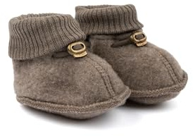 Mikk-line Lammfellschuhe Baby – Warme Woll Hausschuhe Kinder Aus Merinowolle - Kuschelige Wool Felt Shoes in 84% Wolle und 16% Polyester für Jungen und Mädchen