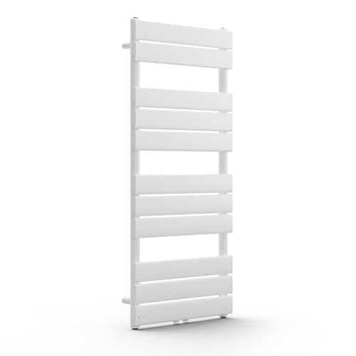 blumfeldt Scaldasalviette ad Acqua Bagno, Termoarredo ad Acqua Bagno con Termostato, Radiatore ad Acqua Verticale da 509 W, Termosifone Silenzioso a Basso Consumo, Termosifone a Parete Ecologico