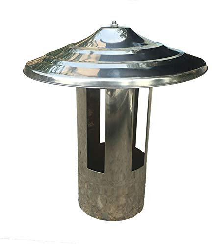 Bouchon de cheminée en Acier Inoxydable 304, poêle en Bois, sans Soudure, pour la Maison, Le Chauffage, la chaudière, Les gaz d'échappement, l'évacuation de l'air, 4,5 Pouces (11,4 cm)