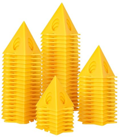 FDKJEJC 36 Painters PyramidStands - Paint Triangle Stands，Paint Stands for Painting，Mini Cone Paint Stands for Cabinet and Door Risers Support (36)
