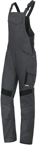 Uvex suXXeed Industry Lange Arbeits-Latzhose - Herren-Arbeitshose mit vielen Taschen