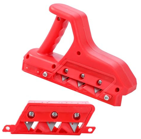 TOPWAY Plasterboard Quick Cutter 45 and 60 Degree Balden Hand Tool, Handheld Gypsum Board Edge Planer, Plasterboard Chamfer Woodworking 347620