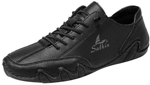 Shoes for Men Scarpe Uomo Eleganti Marrone Scarpe Uomo Lavoro 43 Scarpe da Cuoco per Uomo Scarpe da Arrampicata Uomo Spray impermeabilizzante Scarpe Soletta Scarpe Ciabatte Gomma Uomo cestello