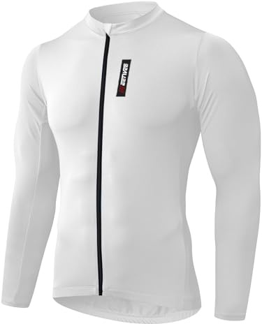 MEETWEE Radtrikot Kurze-/Langarm Radtrikots für Herren,Fahrradbekleidung Herren,T-Shirts für Radfahrer,Atmungsaktives Radtrikot,Schnell trocknendes Fahrradtrikot,Rennrad-Trikot.
