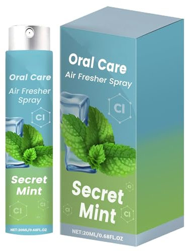 Spray per alito fresco,Spray Buccal per l'alito,Spray per alito cattivo,Spray Buccal portatile,Spray per la cura orale dentale,Siero di alito fresco,Spray per l'alito,20ml,Menta