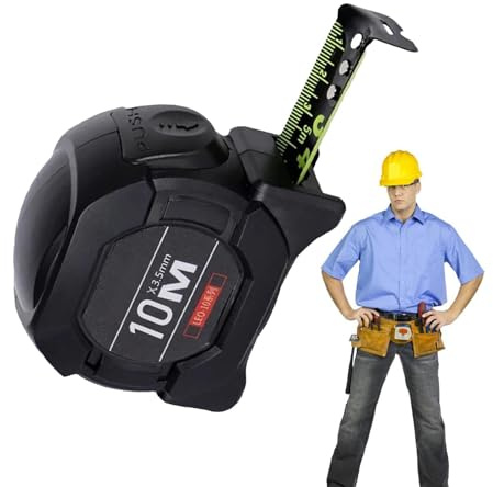 Ruban À Mesurer En Acier, 5m/7.5m/10m Mètre Ruban Lumineux, Ruban Acier Inoxydable Fluorescent, Appareil De Mesure De Bâtiment, Ruban De Mesure De Charpentier, Autobloquant, Anti-chute