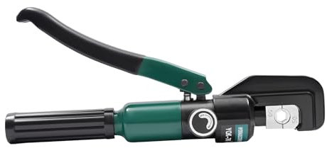 Hydraulische Crimpzange Kabelcrimpzange Kabelschuh Presse 6t 4-70mm², Werkzeugsatz für elektrische Kabelschuhe