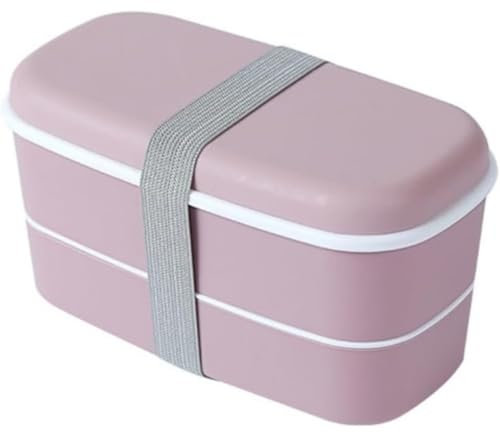Msuiiixcccc Bento Box, 2-Tier, 2-Tier, bento Box, Lunch Box, bento Box, Women, Men, High School Students, Commuting, Popular, 1-Tier, Stylish, Leak-Proof, Stylish, Lightweight, microwaveable (C) (D)