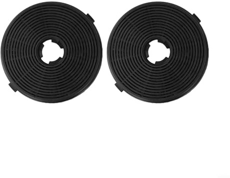 2-Pack Efficient Control Kitchen Range Hood Activated Carbon Filters for Household Appliances Long-Lasting Performance Easy Installation 135mm x 135mm x 18mm