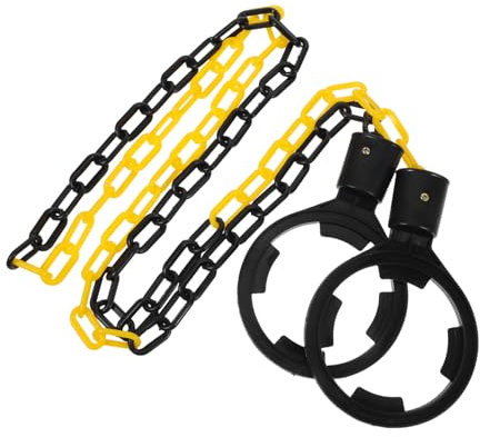 Cabilock Cadena De Seguridad Para Estacionamiento Barreras De Seguridad De Cadena Alta Visibilidad Para Control De Multitudes